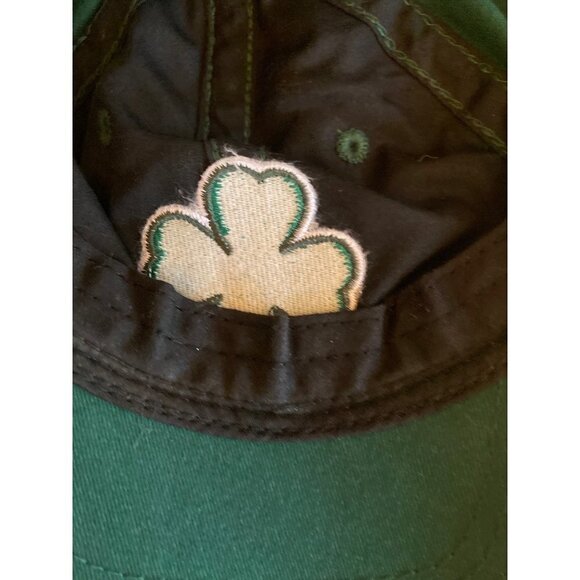 Green Four Leaf Clover St. Patrick Irish Hat Cap Adjustable - Picture 7 of 8